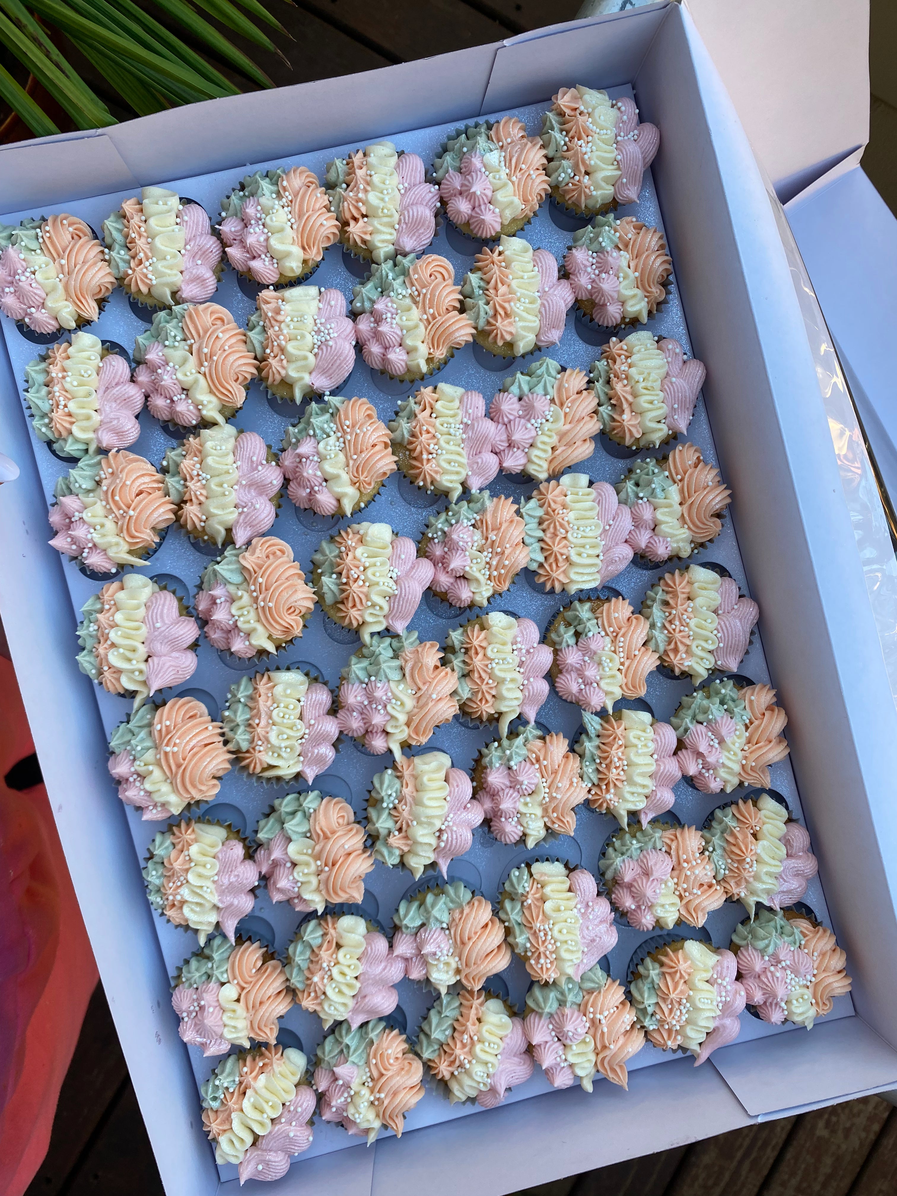 Mini Colourful Cupcakes