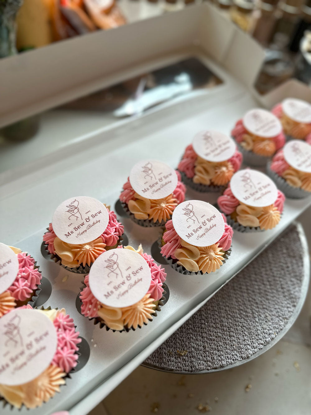 Custom Branded Cupcakes