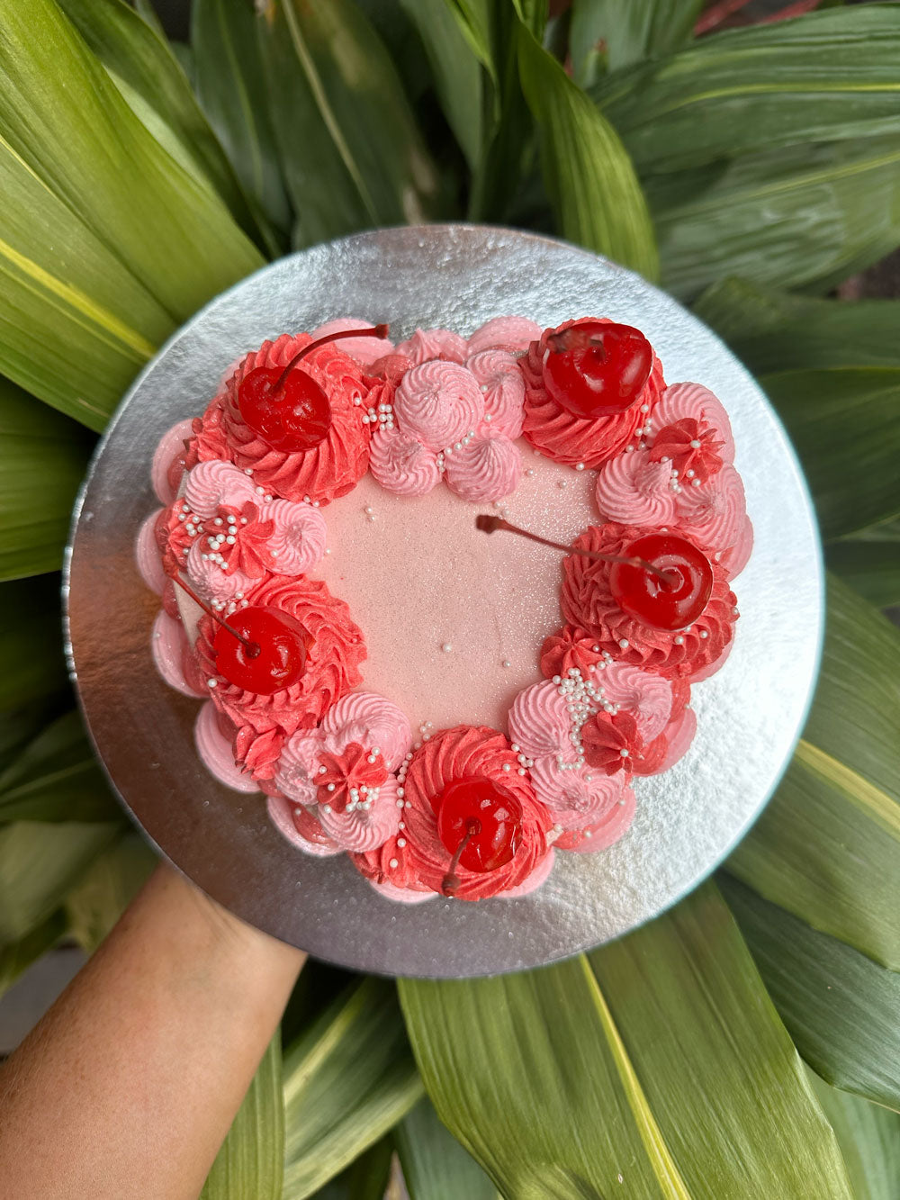 Mini Vintage Heart Cake