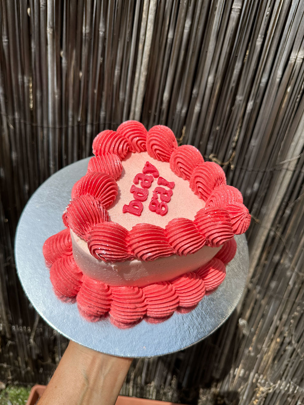 Mini Vintage Heart Cake