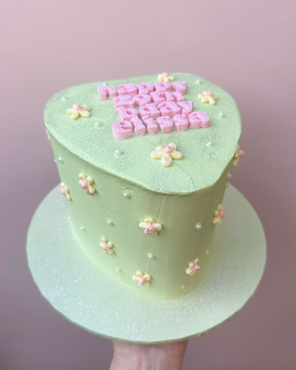 Daisy Flower Cake