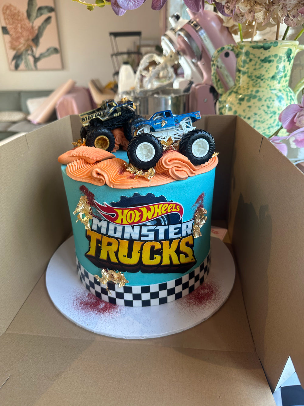 Hot Wheels or Monster Truck Cake