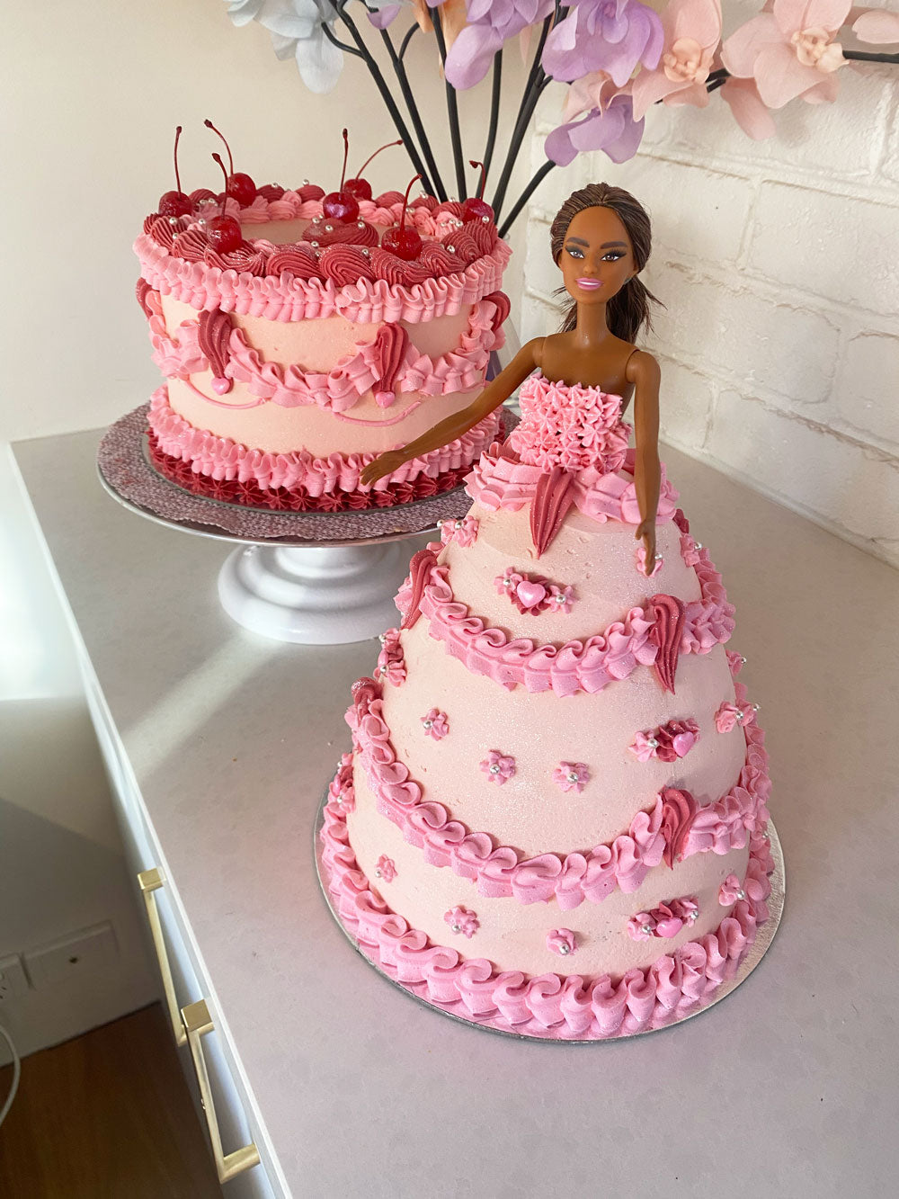 Barbie Doll Cake