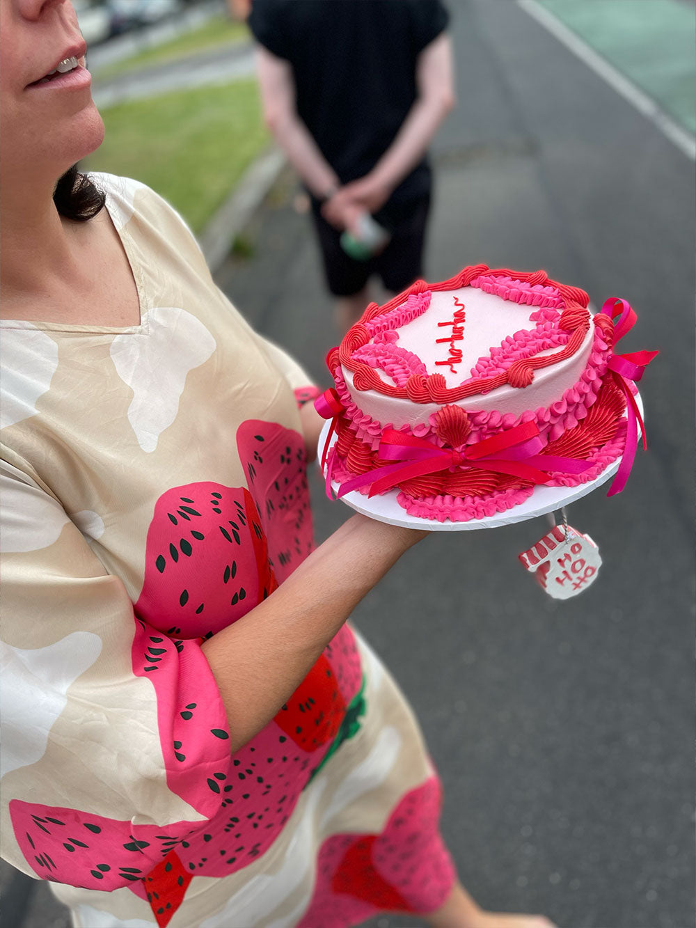 XMAS BRIGHT! Vintage Round Cake