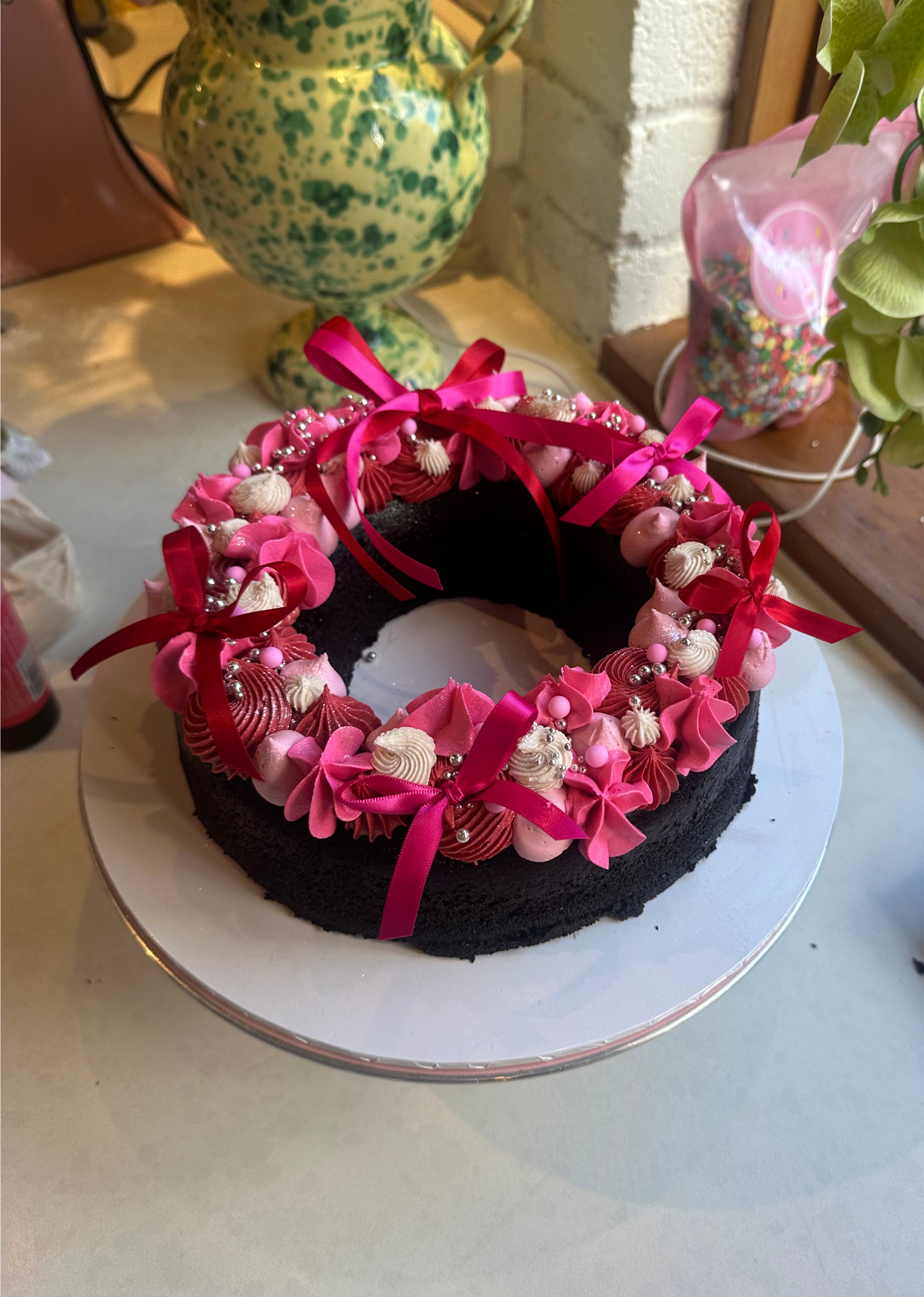 XMAS WREATH! A beautiful giftable cake