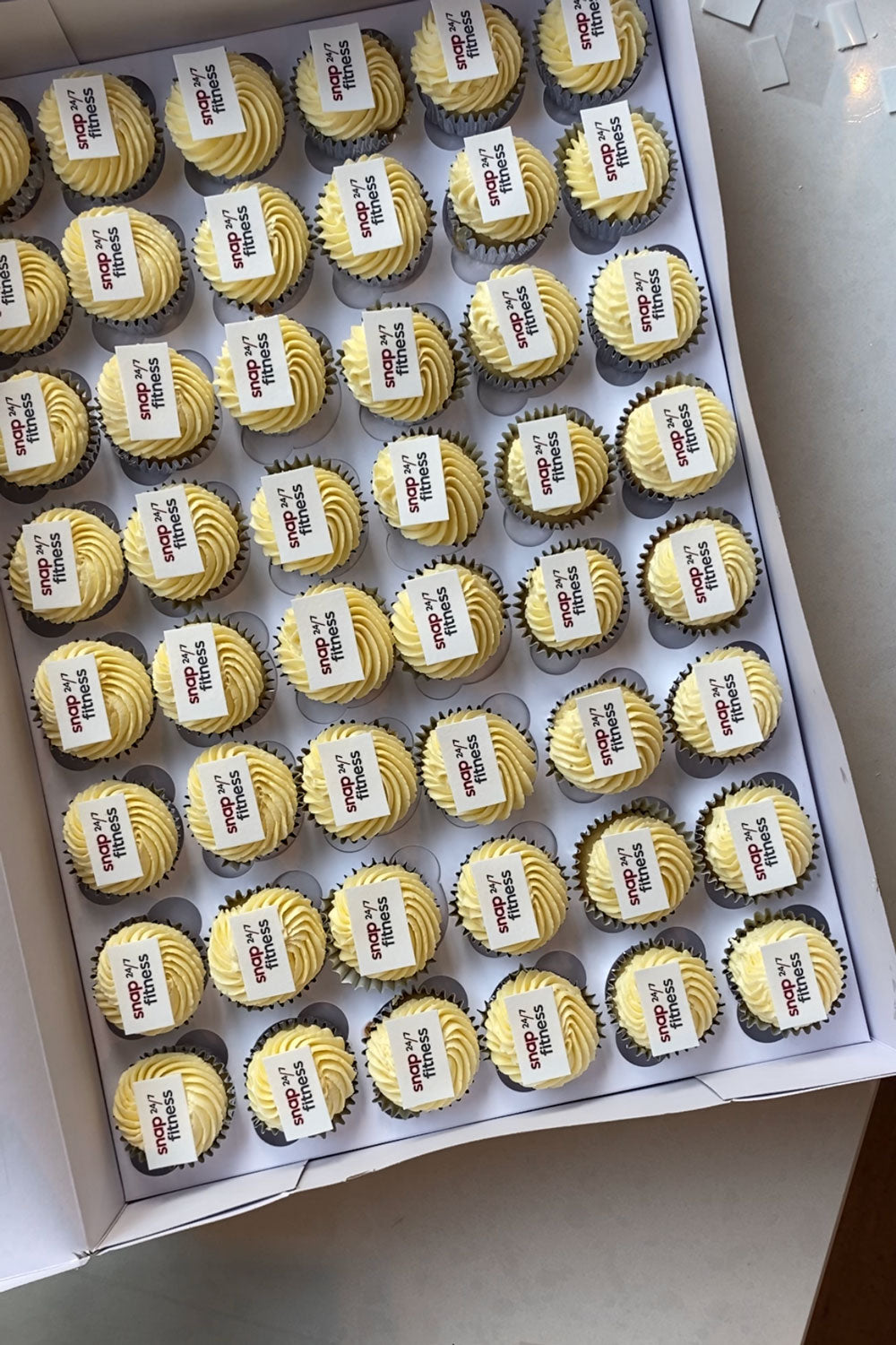 Custom Mini Branded Cupcakes