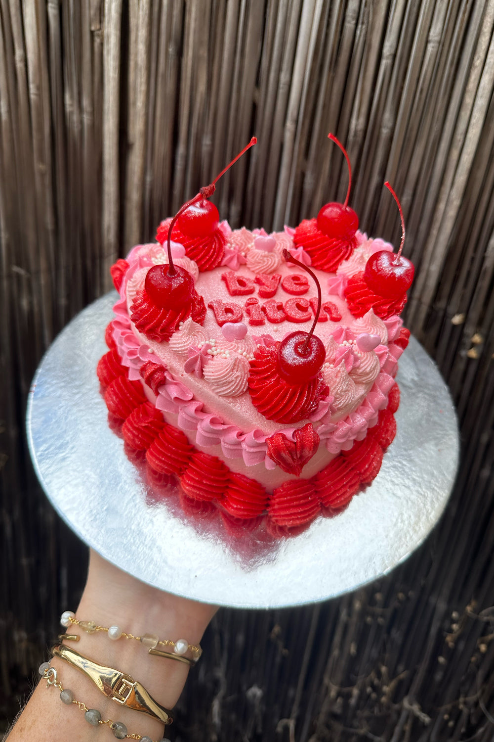 Valentine's Day - Mini Vintage Heart Cake