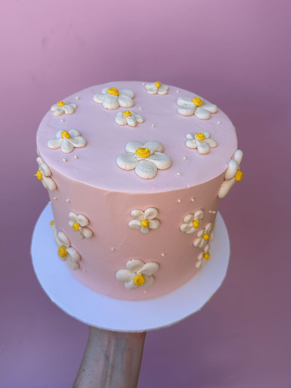 Mini Vintage Daisy Cake