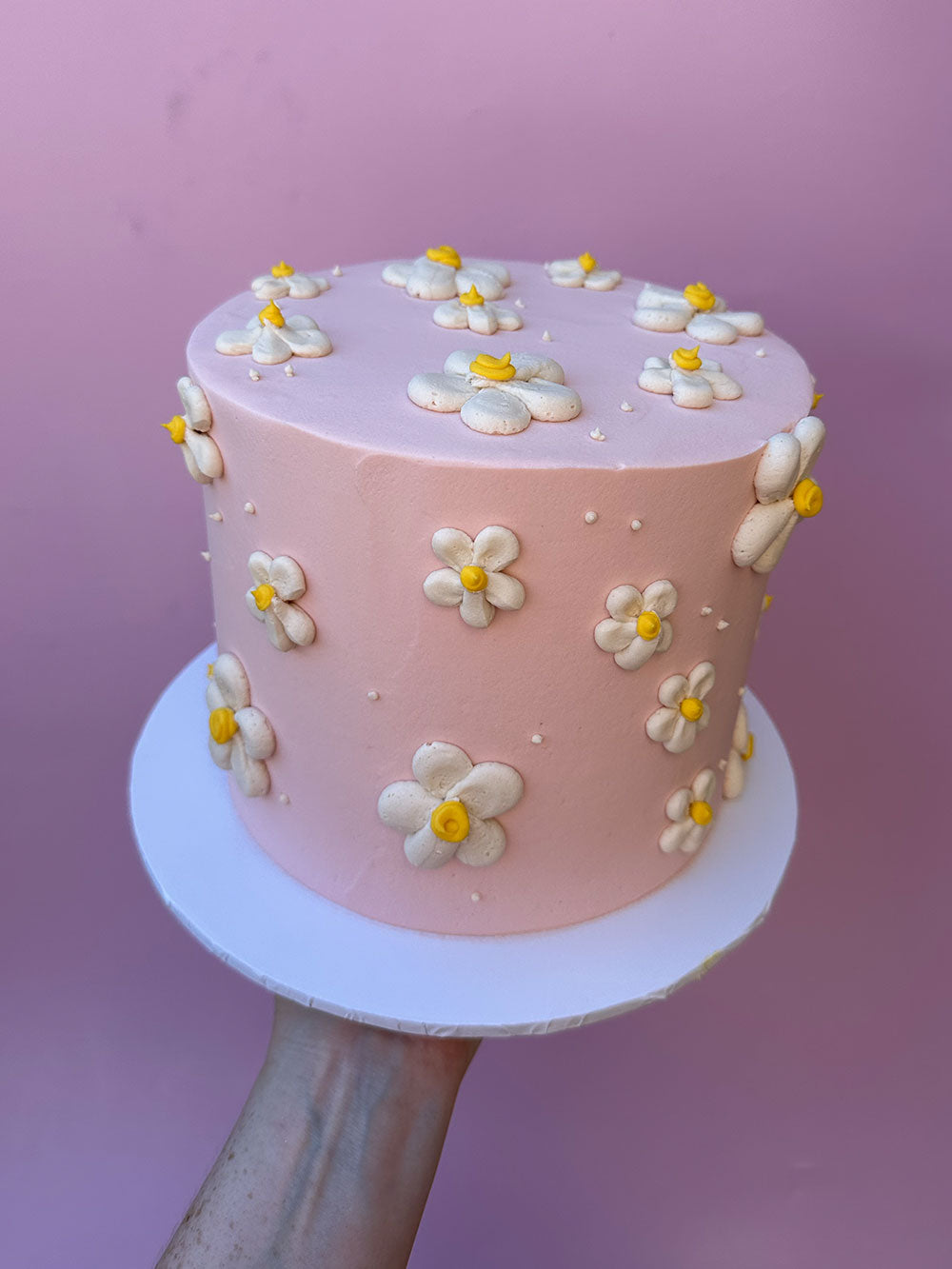 Mini Vintage Daisy Cake