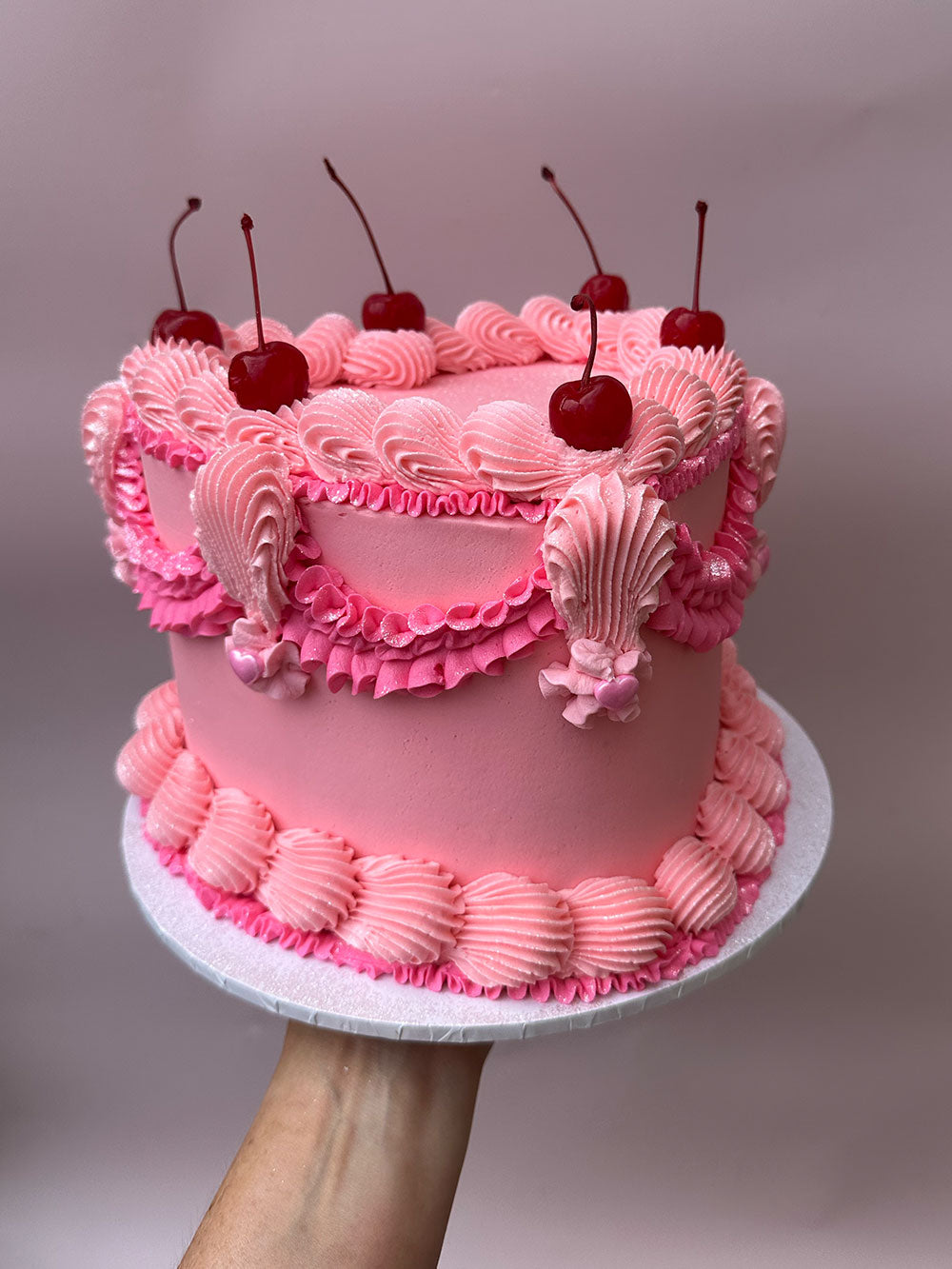 Vintage Heart Cake